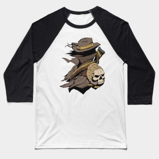 Cowboy and skull Baseball T-Shirt